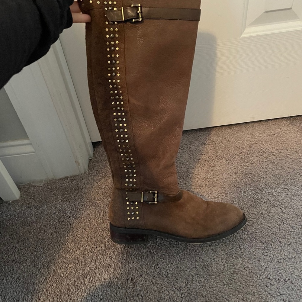 Brown Studded Boot - image 2